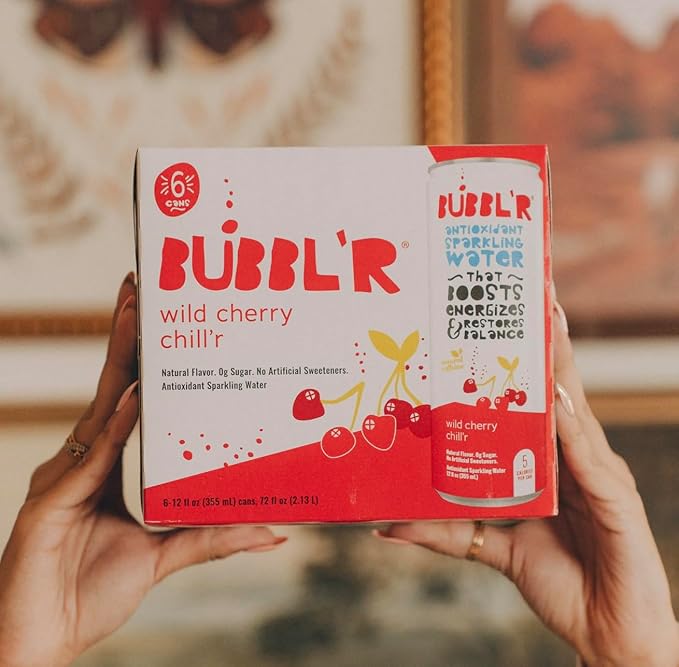 B4Y BUBBL'R Wild Cherry Chiller 12 Oz Can (12)