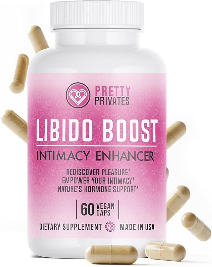 Premium Female Libido Booster for Women - Fast-Acting Mood Booster &amp Energy Support Natural Formula to Enhance Desire - Women’s Wellness Confidence Hormonal Balance Intimacy &amp Energy Boost