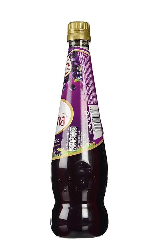 Ribena Original Blackcurrant Drink 850 ml Bottles (Pack of 4)