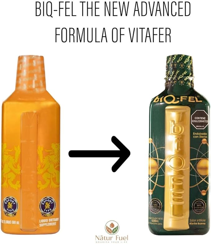 BIQ-FEL Natural Supplement - Chontaduro Guarana and Borojó Blend | 500ml | Daily Plant-Based Energy Support