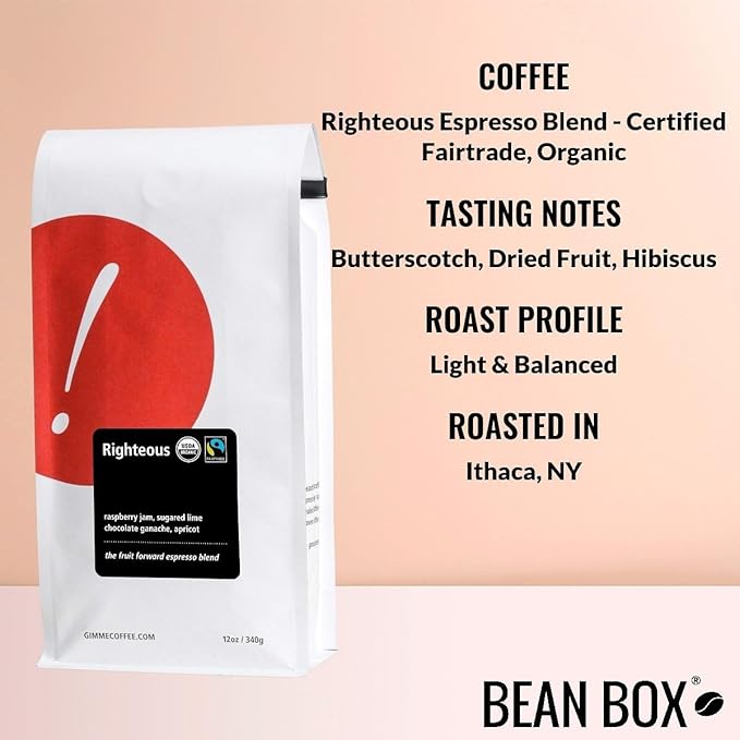 Bean Box Coffee Sampler - Roasted by Gimme! 4-Pack Whole Bean Coffee Gourmet Coffee