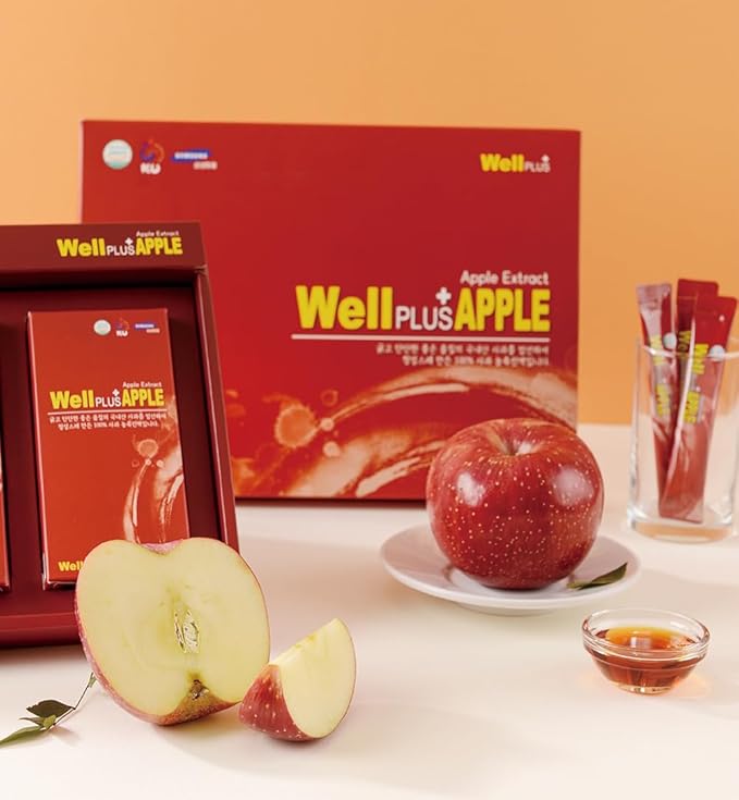Apple Extract Juice 12g(0.42oz.) x 30pouch - Well Plus Apple Juice
