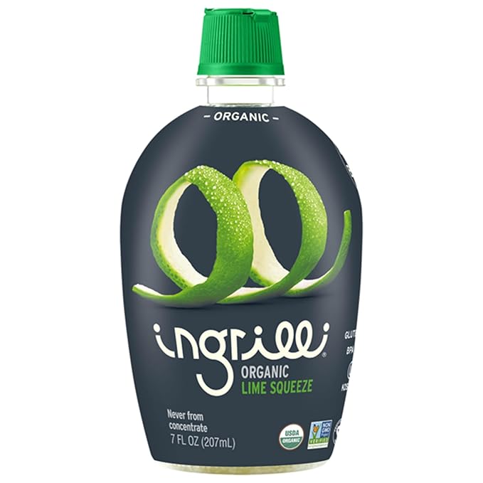 Ingrilli Organic Lime Squeeze 7 Fl Oz Bottle (Pack of 12)
