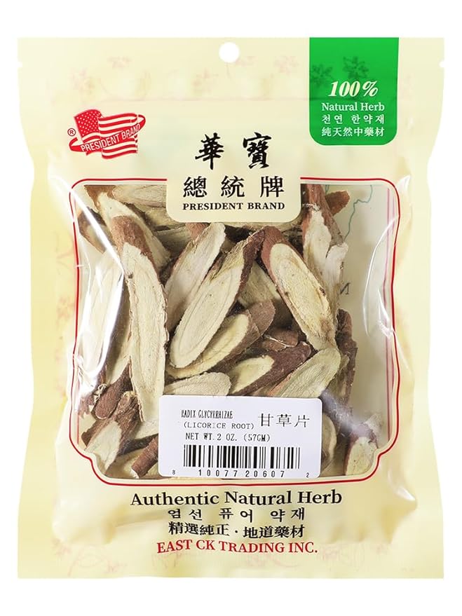 Sweet Post Pure Licorice Root Slices 16oz | Small Medium &amp XL Sizes | Natural Sweetener for Brewing Herbal Blends &amp Culinary Recipes Natural Chinese Herb for Tea 甘草片 Gan Cao (XL)