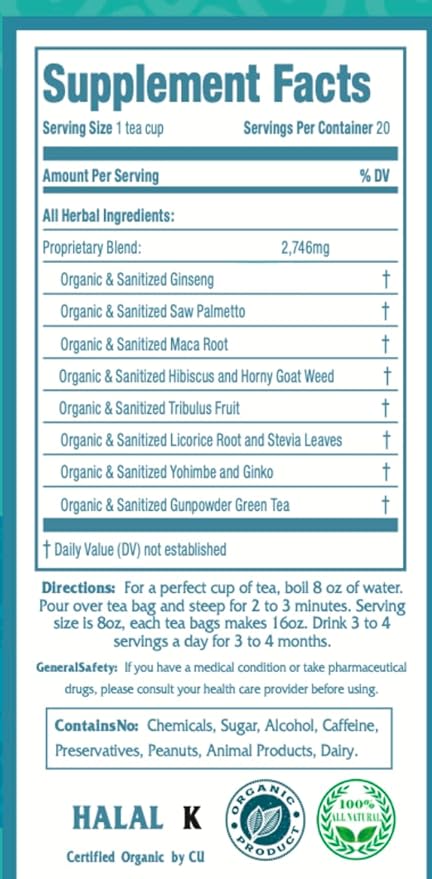 Secrets Of Tea Herbal Wellness Tea Bundle for Men and Women – Organic Herbal Tea Variety Pack – 80 Servings (2 Pack)