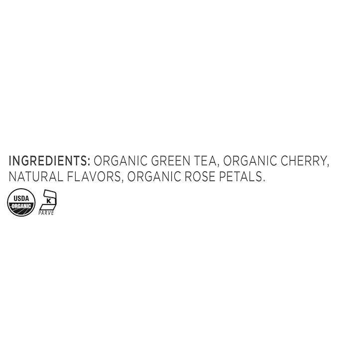 Tea Forte Cherry Blossom Premium Loose Leaf Caffeinated Green Tea Blend Canister Makes 35-50 Cups Round Canister