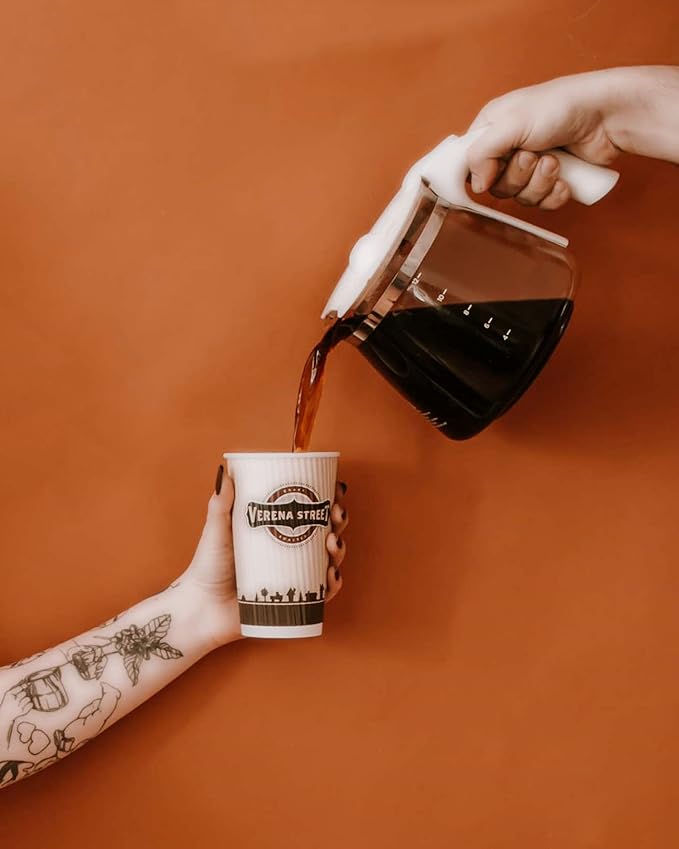 Verena Street 5 Pound Flavored Whole Bean Coffee Mississippi Grogg Medium Roast Rainforest Alliance Certified Arabica Coffee