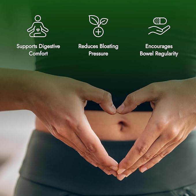 IBS Clear™ - 100% Natural IBS Relief with Vitamin D Psyllium Husk Fennel - 360 Capsules - 2 Bottle