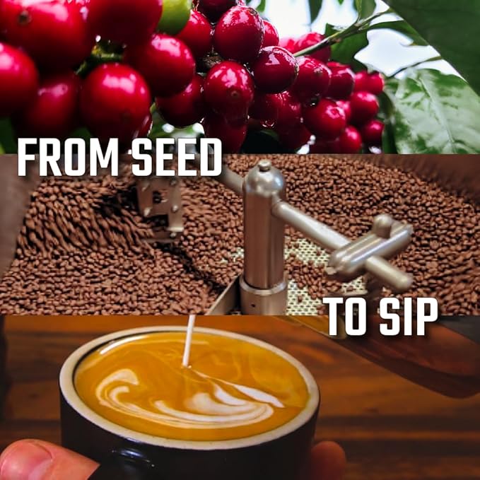 KONA EARTH 100% Kona Coffee Classic Medium Roast Whole Bean (8oz) Farm-Direct Authentic Hawaiian Kona Coffee beans from Hawaii’s Big Island Micro-Batch-Roasted