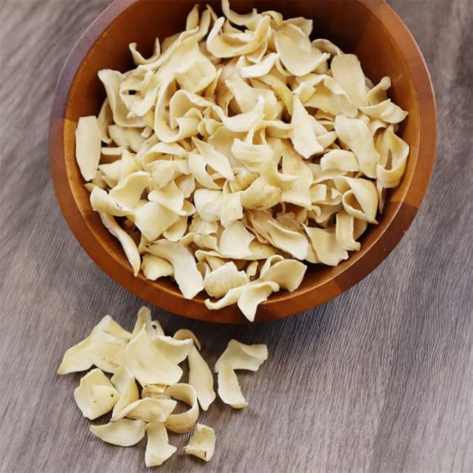 Royal Seafood USA Premium Sulfur free Dried Lily 225g Bulbs Fresh and Natural Dried Lily Chinese herbal tea Bai He dried lily for tea Porridge Pack in USA 九龍堂 百合 龍牙百合 百合干 无硫百合 养生 煲汤 煮茶 养生 银耳莲子百合羹