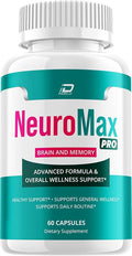 NeuroMax Pro Supplement Capsules – Neuro Max Pro All-Natural Maximum Strength Formula Focus Memory Support and Reviews (1 Pack – 60 Capsules)