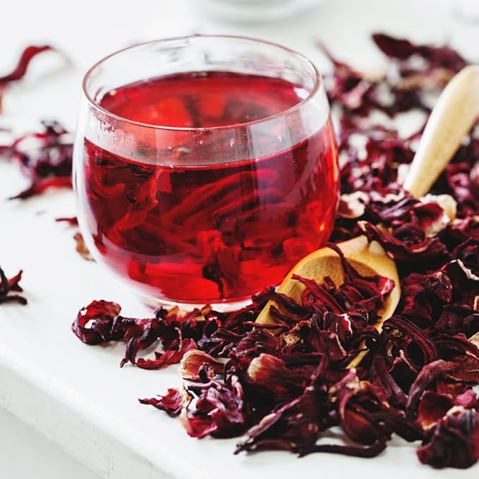 Dried Hibiscus Flowers 10 LB | Herbal Tea | Gluten Free Non GMO | Strong Flavor | Loose Leaf Tea for Hibiscus Tea | Dried Leaves