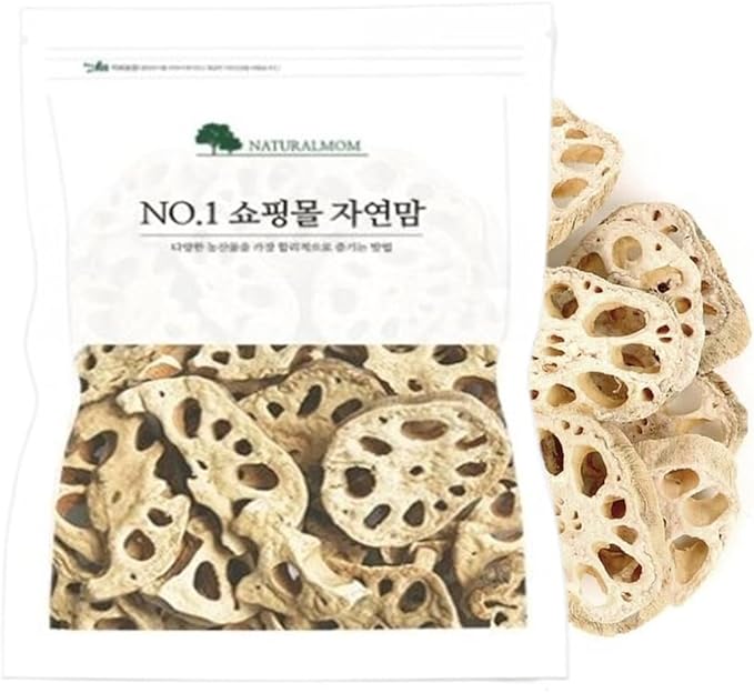 Organic Natural Pure Korean Lotus Root Dried Bulk Herbs -10.58 Ounce (300g)