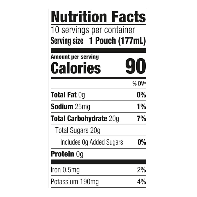 Fruit Punch Berry &amp Apple Juice Variety Pack Ready-to-Drink Juice (40 Pouches 4 Boxes of 10)
