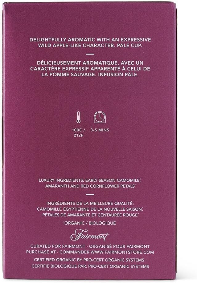 Fairmont Hotels &amp Resorts Organic Egyptian Camomile (Decaf)