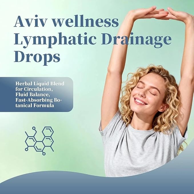 Alora's Hope Organic Lymphatic Drainage Drops - Herbal Liquid Blend for Circulation Fluid Balance Fast-Absorbing Botanical Formula 2 fl oz(1pc)
