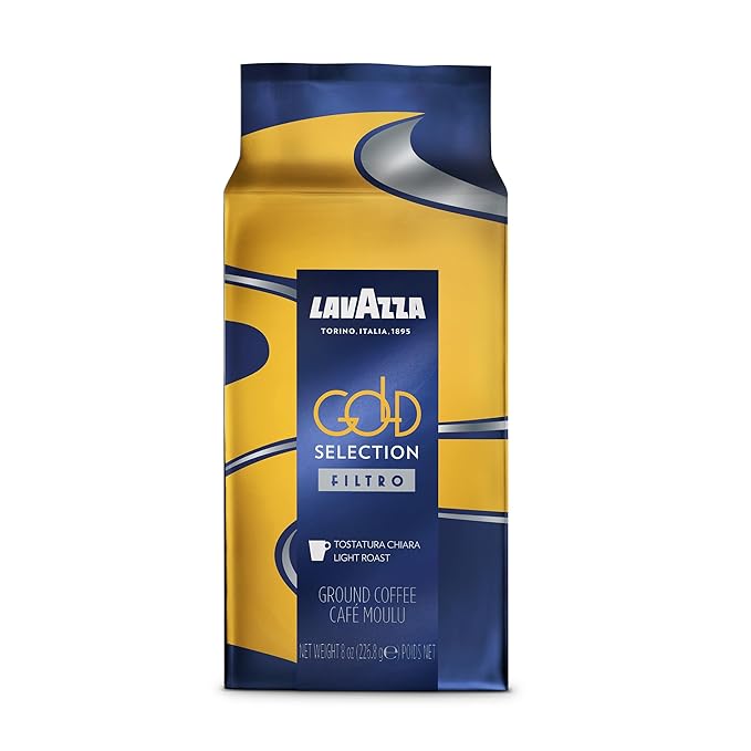 Lavazza Gold Selection Filtro Ground Coffee 100% Arabica 8 oz Bag (Pack of 1)