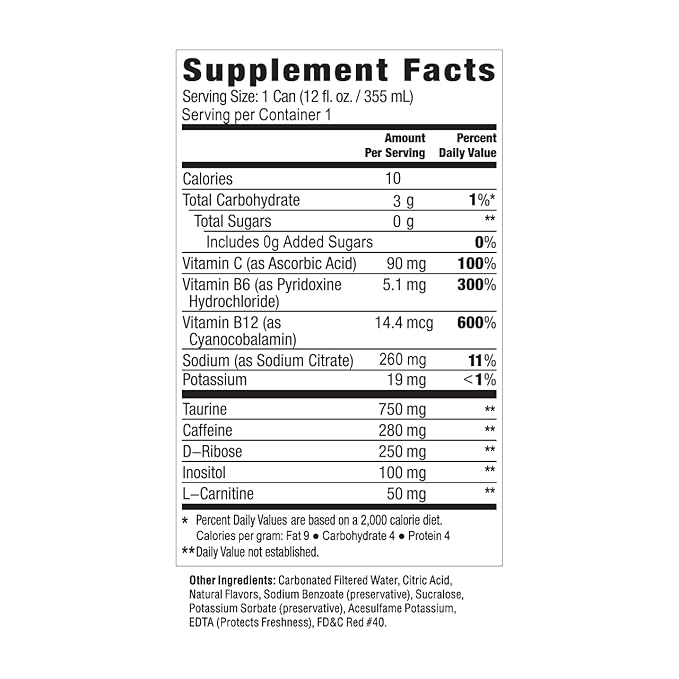 Hype Beverages Official Pre Workout Energy Drink - Sugar Free Healthy 280mg Caffeine Boost L-Carnitine Taurine Vitamins C B6 B12 Antioxidants 12Oz Sparkling Pinacolada (Pack of 12)