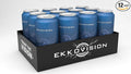 Ekkovision Energy Drink Blue Razz Caffeine Free Coconut Water L Theanine Alpha Gpc &amp L Tyrosine For Balanced Energy Electrolytes &amp Smooth Hydration 16 Fl Oz Can 12 Pack
