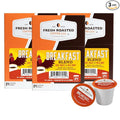Fresh Roasted Coffee Breakfast Blend Light Roast 72 Pods for K Cup Brewers