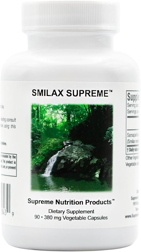 Supreme Nutrition Smilax Supreme 90 Pure Sarsaparilla Vegetarian Capsules