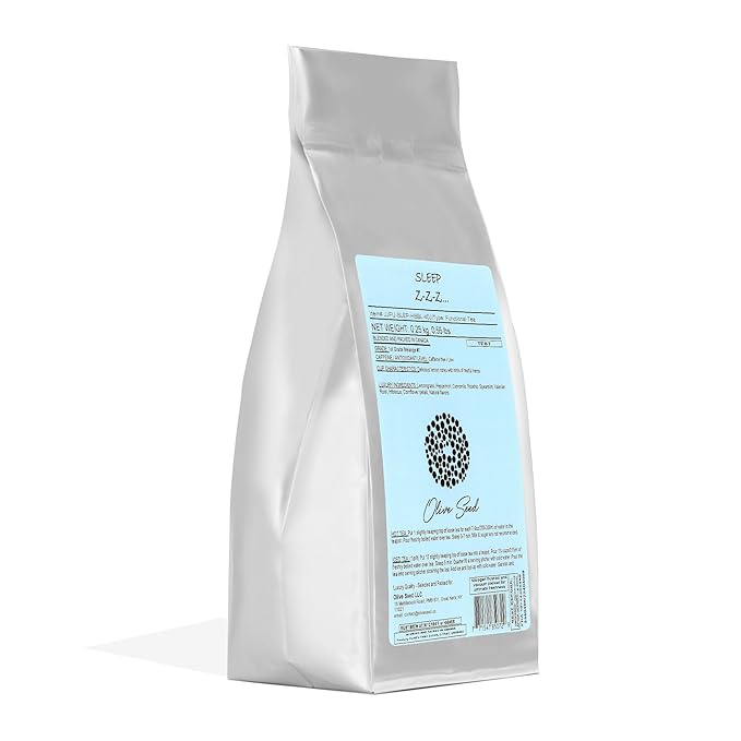 Premium Herbal Tea - Z-Z-Z... Functional Tea for Sleep Sleep Support - Loose Tea Leaves - with Chamomile &amp Valerian Root - VALUE PACK - 250g/8.8oz - Caffeine-Free - Eco Friendly - Blended and Pack
