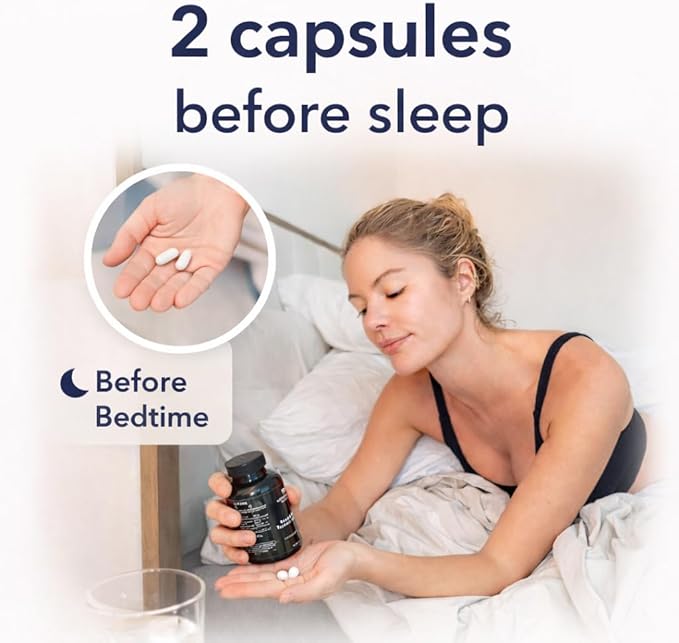 Centenarius Nutrition Sleep and Mood Formula with L-Theanine 5-HTP PharmaGABA + More for Sleep + Enhanced Mood &amp Stress Levels (60 Count)