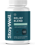 Pain Relief- White Willow Bark Extract Devil's Claw Turmeric Boswellia Bromelain and Ginger Premium Extract Blend- 120ct