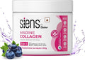 Hydrolyzed Marine Collagen-100g | Made with Japanese Technology | Supplement for Women | for Skin Radiance &amp Hydration | Blueberry Lavender Flavour