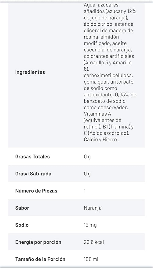 Jugo Boing Naranja | Orange Authentic Mexican Juice 500 ml Pack of 6