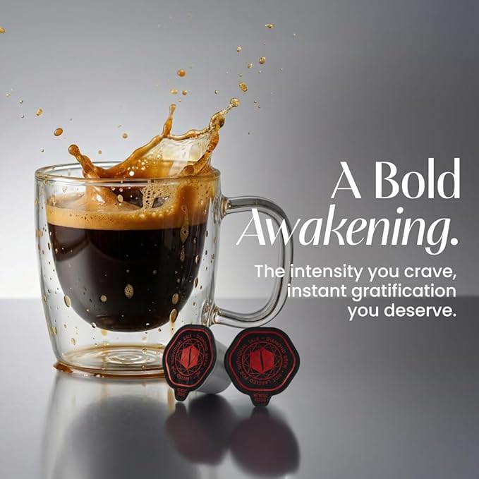 Luxury Dark Roast - 162mg Caffeine Hot or Iced Craft Instant Coffees Cold Brew Coffee Double Shot Espresso 12 Counts 100% Arabica Sugar Free No Additives - Original Diamond Brew (12)
