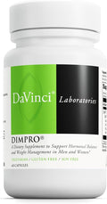 DAVINCI Labs DimPro - Dietary Supplement to Support Hormonal Balance in Men &amp Women &amp Healthy Weight Management* - with Vitamin E and More - Vegetarian - Soy-Free - Gluten-Free - 60 Capsules