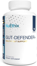 NuEthix Formulations Gut Defender+ Microbiome Balance Dietary Supplement 180 Capsules 90 Servings