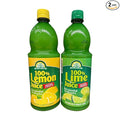 Generic 100% Lemon and Lime Juice Natural Strength. 32 Fl Oz (Pack of 2)