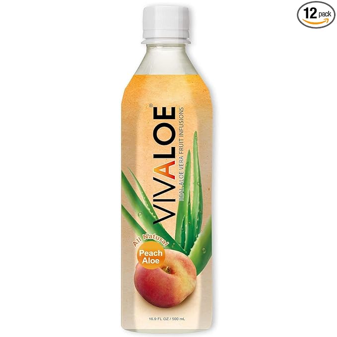 Vivaloe Peach Aloe Drink (16.9 fl. oz. 12 pk.)