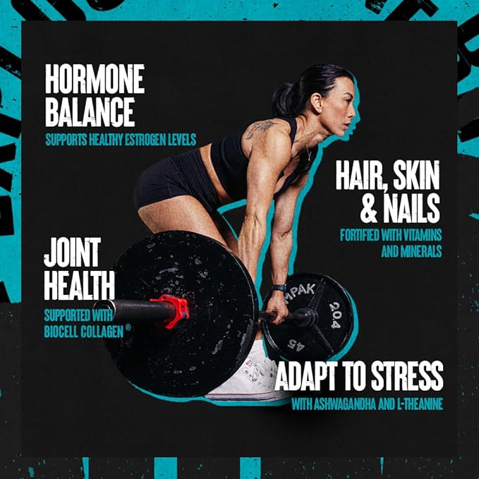 Animal Power Balance – Women's Alpha F Comprehensive Formula – Supports Hormonal Balance Complexion Hair Nails Mood and Stress Intestinal Health &amp Bone and Joint Health – 30 Packs