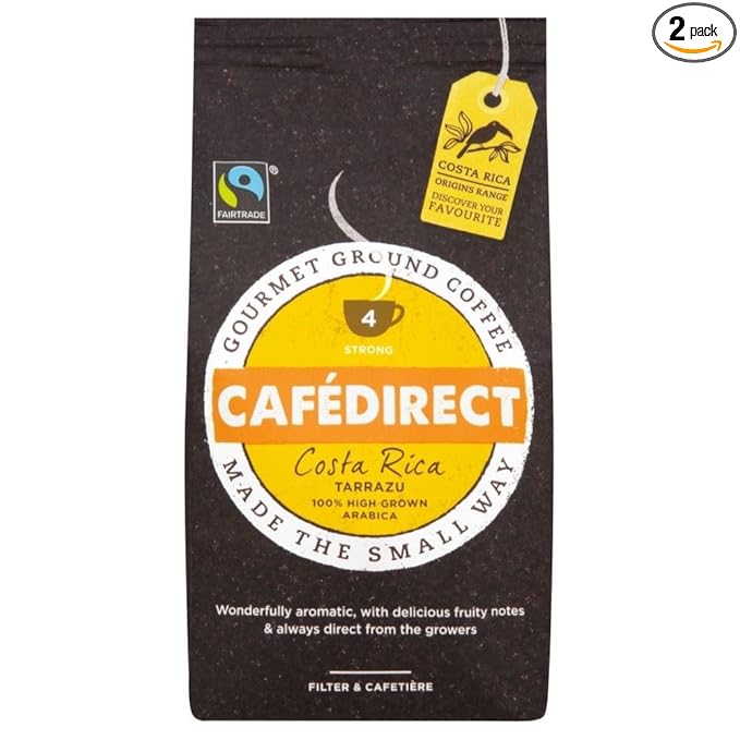 Cafédirect Costa Rica Roast &amp Ground Coffee (227g) - Pack of 2