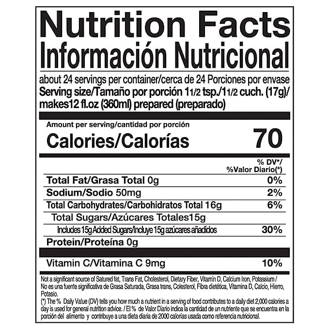 Zuko Cantaloupe Powdered Drink Mix Family Pack No Added Sugar Needed 14.1 oz (Pack of 6)