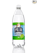 Polar Beverages Seltzer Lime 33.8 Fluid Ounce (Pack of 12)