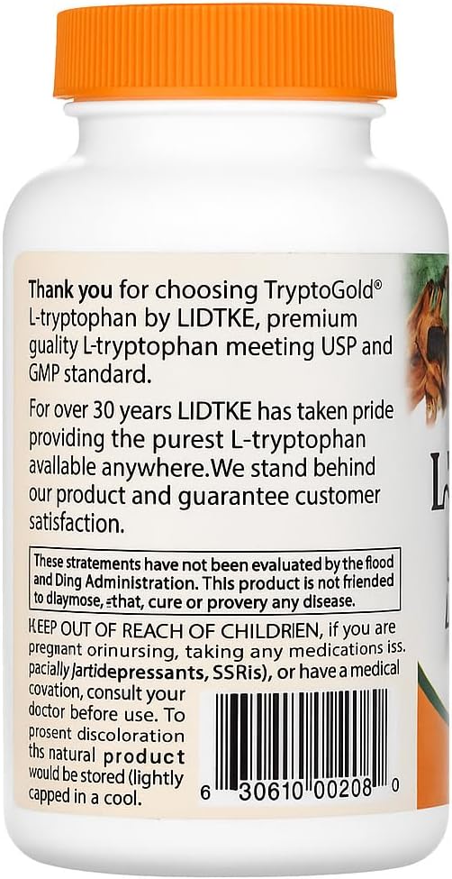 Lidtke Technologies L-Tryptophan Capsules 120 Count