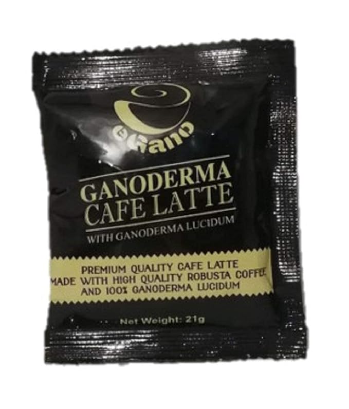 5 Boxes eGano Premium Ganoderma Cafe Latte Instant Coffee With Ganoderma Lucidum Extract (21g x 20 Sachets/Box)