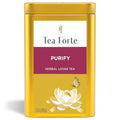 Tea Forte Purify Premium Loose Leaf Caffeinated Herbal Tea Blend Canister Makes 35-50 Cups