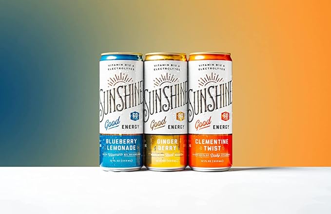 Sunshine Beverages LLC Good Energy Drink Blueberry Lemonade 12 Fl Oz