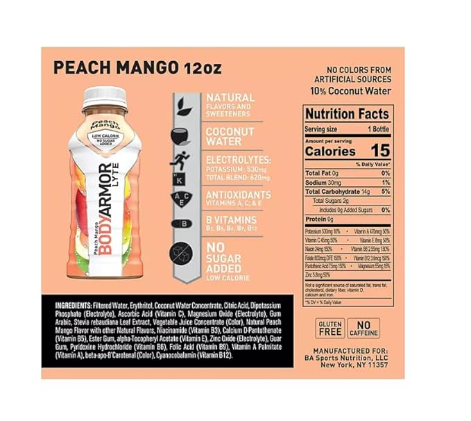 BODYARMOR LYTE Sports Drink Variety Pack (12 fl. oz. 24 pk.)