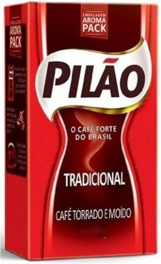 Coffee Rost and Ground - Cafe Torrado e Moido- Pilao 8.8oz. 250g - GLUTEN-FREE - PACK OF 08 by BRCOFFEE