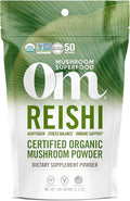 OM MUSHROOM SUPERFOOD Reishi Organic Mushroom Powder 3.5 Ounce 50 Servings Adaptogen Stress &amp Immune Support Superfood Mushroom Supplement