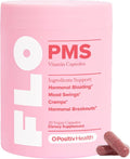 O Positiv FLO PMS Vitamins for Women 30 Servings (Pack of 1) - Proactive PMS Relief - Targets Hormonal Breakouts Bloating Cramps &amp Mood Swings with Chasteberry Vitamin B6 &amp Lemon Balm