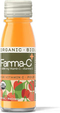 Greenhouse Juice Organic Farma-C+ Wellness Shots Vitamin C Immune Shot Cold-Pressed with Orange Acerola Cherry Sea Buckthorn Berry and Fermented Echinacea | Vegan &amp Gluten-Free (2 Oz Pack of 12