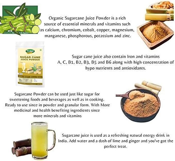 Nimbu Pani Powder &amp Sugarcane Juice Powder Combo PackInstant Mix Energy DrinkRich in VitaminsHealthy Drink Ready to Serve200gm