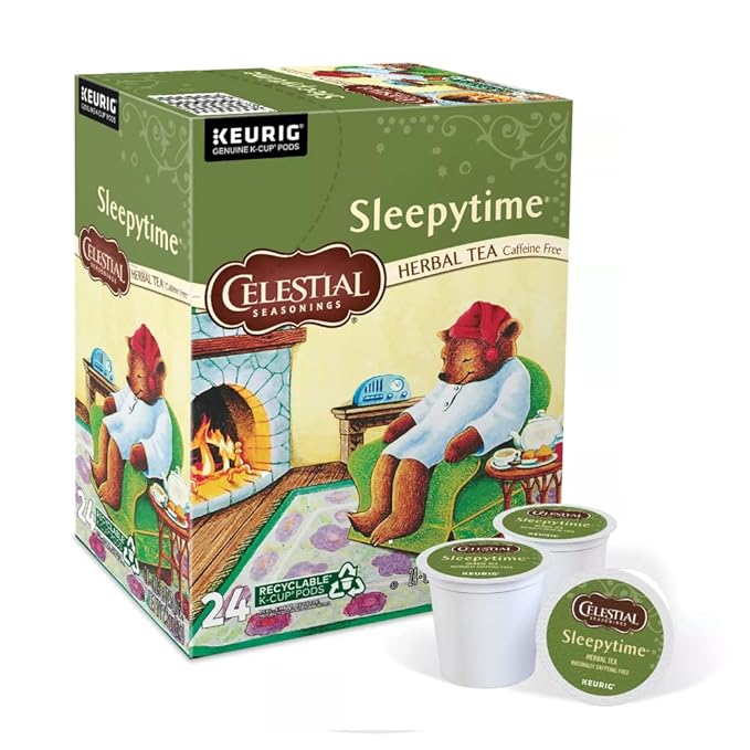 Celestial Seasonings K-cups Sleepytime Herbal Tea 24-Count K-cups (Pack of 2)